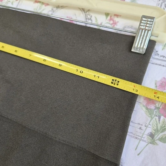 Spanx Seamless Olive Green High Rise Ankle Zip Leggings Stretch Size XL - Picture 5 of 6